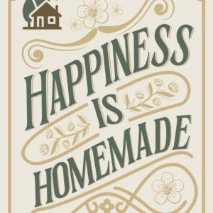 Happiness is Homemade – Wall Art